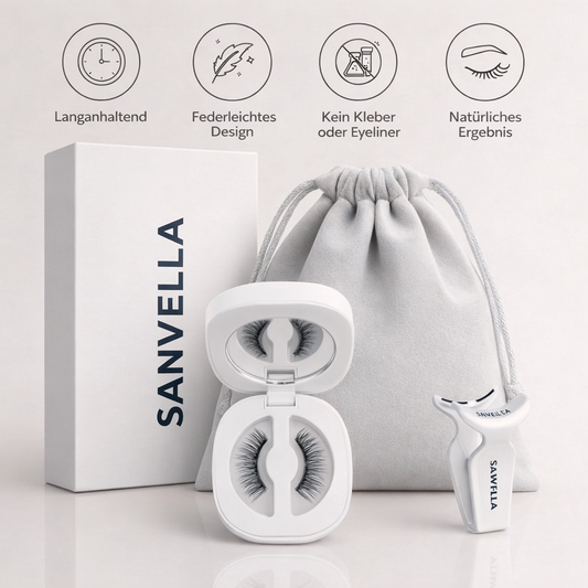 Magnetische Wimpern ohne Kleber – SANVELLA™