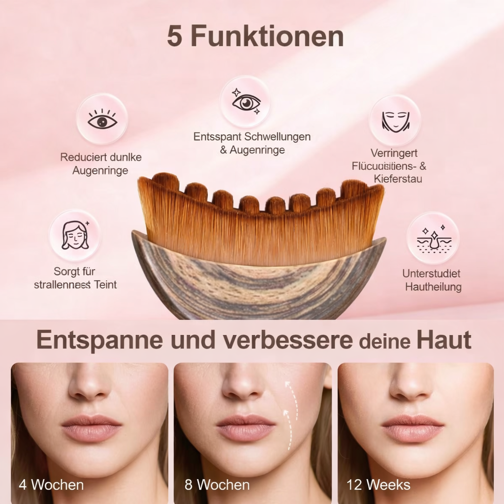Sanvella GlowBrush™ Reduziert Schwellungen und betont die Gesichtskonturen